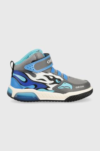 Dětské sneakers boty Geox šedá barva