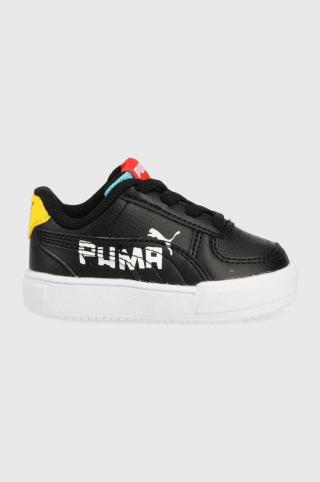 Dětské sneakers boty Puma Puma Caven Brand Love AC Inf černá barva
