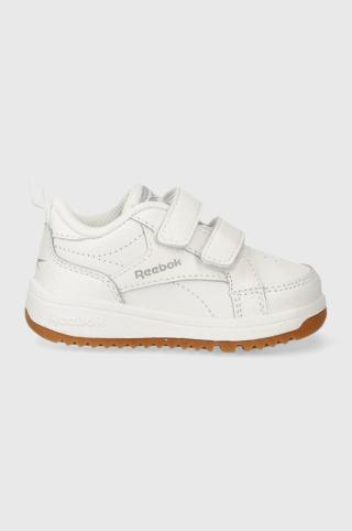 Dětské sneakers boty Reebok Classic CLASP LOW bílá barva