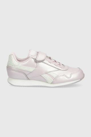 Dětské sneakers boty Reebok Classic ROYAL CL JOG růžová barva