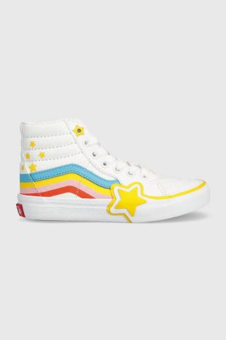 Dětské tenisky Vans SK8-Hi Rainbow Star bílá barva