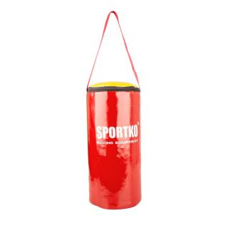 Dětský boxovací pytel SportKO MP10 19x40 cm  červeno-žlutá