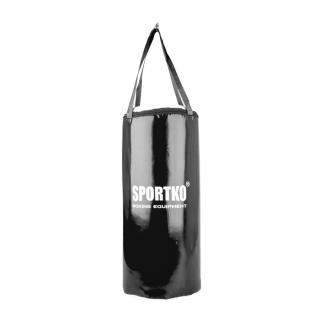 Dětský boxovací pytel SportKO MP9 24x50 cm  černo-bílá