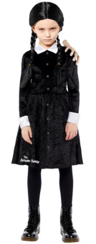 Dětský kostým Wednesday - Addams Family - 3 až 4 let Vel. 98 - 104 cm