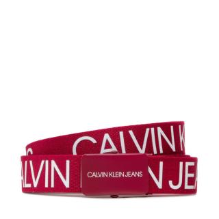 Dětský pásek CALVIN KLEIN JEANS - Canvas Logo Belt IU0IU00125 XJV