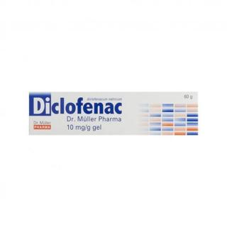 Diclofenac Dr. Müller Pharma 10mg/g gel 60g