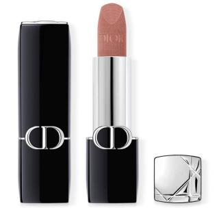 Dior Rouge Dior Velvet dlouhotrvající rtěnka - hydratační květinová péče o rty - se 2 finiši - 218 Rose Rose 3,5 g