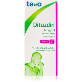 Dituzdin Dituzdin 6 mg/ml perorální roztok na suchý dráždivý kašel 200 ml
