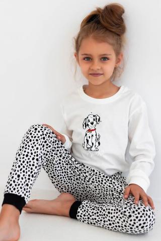 Dívčí pyžamo Sensis Rolly Bílo-šedá 134-140