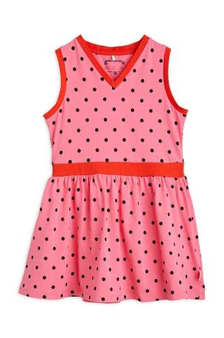 Dívčí šaty Mini Rodini růžová barva, mini