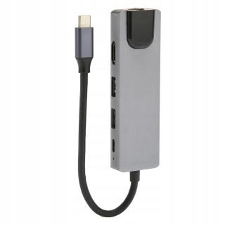 Dokovací stanice 5 v 1 typ C na Pd USB3.0 USB2.0