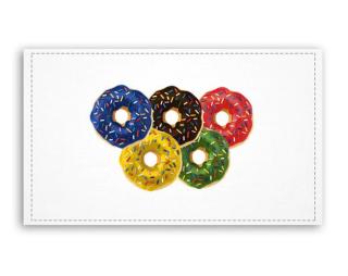 Donut olympics Fotoobraz 120x70 cm velký