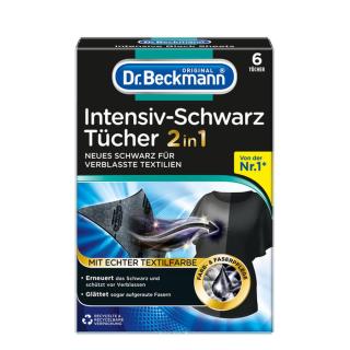Dr. Beckmann ubrousky do praní Intenzivní černá 2v1 6 ks