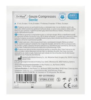 Dr. Max Gauze Compresses Sterile 5x5 cm 2 ks