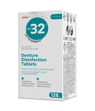Dr. Max PRO32 Denture Disinfection Tablets 128 tablet