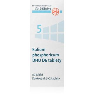 Dr. Schüssler No.5 Kalium phosphoricum D6 tablety 80 tbl