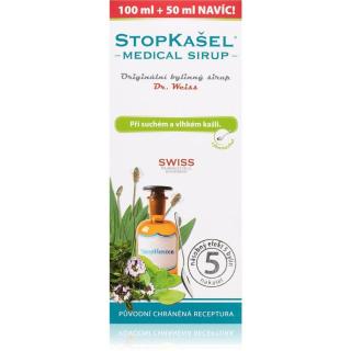 Dr.Weiss STOPKAŠEL Medical sirup sirup při zánětu v krku a dutině ústní 150 ml