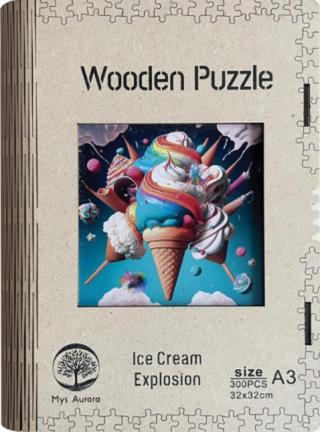 Dřevěné puzzle/Zmrzlinová exploze A3