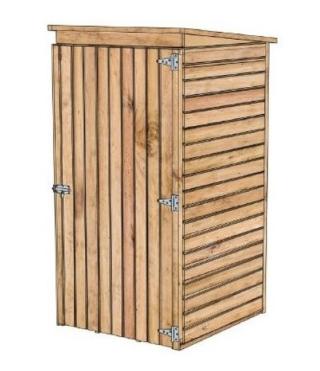 Dřevěný domek SOLID DEBORA 1 - 90 x 96 cm