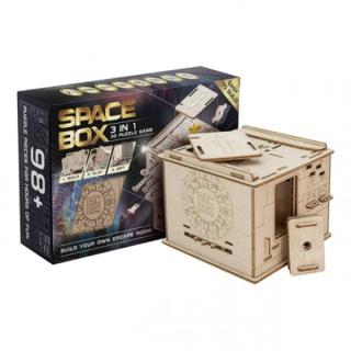 Dřevěný hlavolam Space Box Constructor Escape Welt