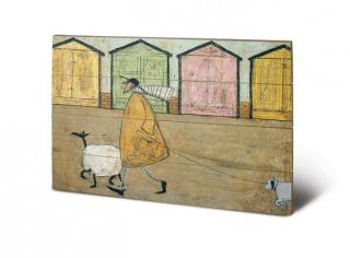 Dřevěný obraz Sam Toft -  Along the Prom,