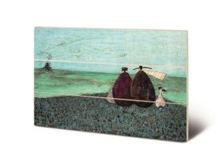 Dřevěný obraz Sam Toft - The Same as it Ever Was,