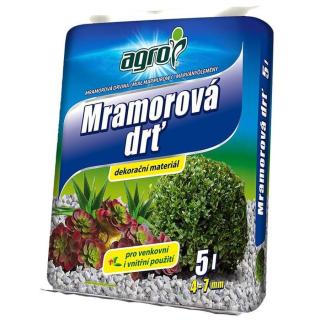 Drť mramorová 4 - 7 mm 5 l