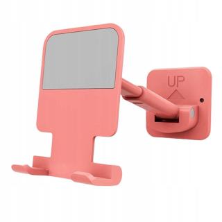 Držák mobilního stojanu pro zrcadlo nastavitelné Pink