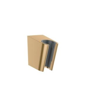 Držák sprchy Hansgrohe na stěnu kartáčovaný bronz 28331140