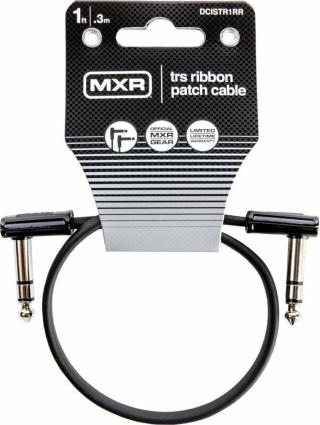 Dunlop MXR DCISTR1RR Ribbon TRS Cable Černá 30 cm Lomený - Lomený