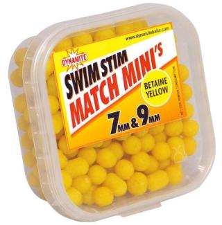 Dynamite baits swim stim match minis 7 mm & 9 mm-betaine yellow