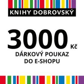 E-shopová dárková poukázka 3000 Kč