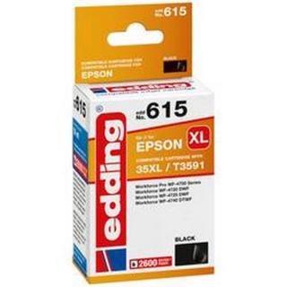 Edding Inkoustová kazeta náhradní Epson 35XL / T3591 kompatibilní Single černá EDD-615 18-615