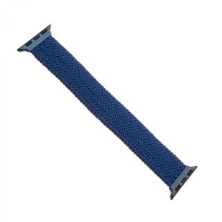Elastický nylonový řemínek FIXED Nylon Strap pro Apple Watch 38/40mm, velikost XL, modrá