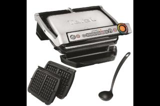 Elektrický gril Tefal Optigrill+ s příslušenstvím na vafle GC716D12