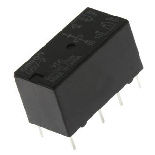 Elektromagnetické relé s dc cívkou do dps 5vdc 0.5a/125vac omron g5v-2 5vdc