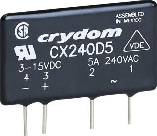 Elektronické zátěžové relé SIP Crydom CXE380D5, 5 A