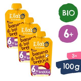 Ella's Kitchen BIO Snídaně banán a jogurt 3x 100 g