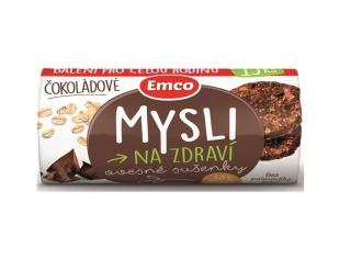 Emco Mysli na zdraví Ovesné sušenky čokoládové 15 ks