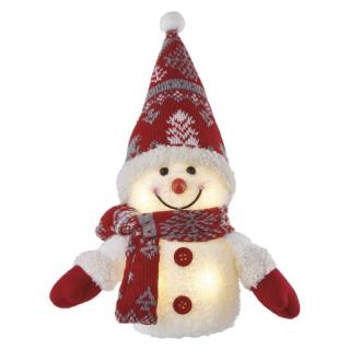 Emos vánoční dekorace Led vánoční sněhulák svítící, 25 cm
