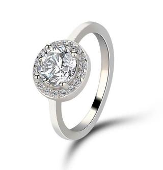 Emporial stříbrný rhodiovaný prsten Klasická elegance MA-SOR564-SILVER Velikost: 10