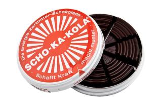 Energetická čokoláda Scho-ka-kola® 100 g – Hořká - červená