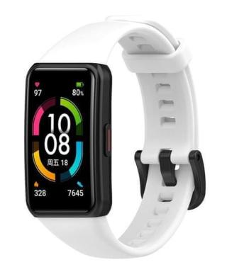 EPICO Silicone Band Huawei Band 6 - bílá 57318101100001