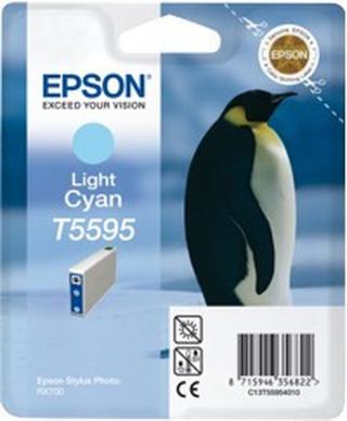 Epson T55954010 světle azurová  originální cartridg