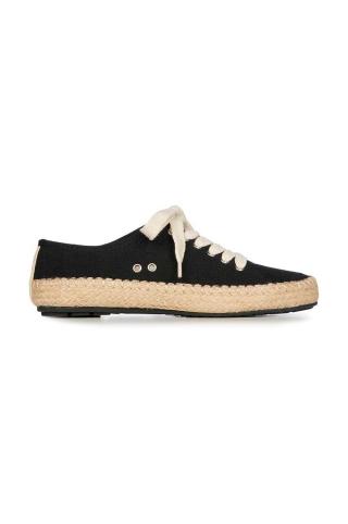 Espadrilky Emu Australia Agonis Organic černá barva, W12883.BLAK