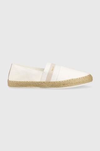 Espadrilky Gant Raffiaville bílá barva, 26569821.G20