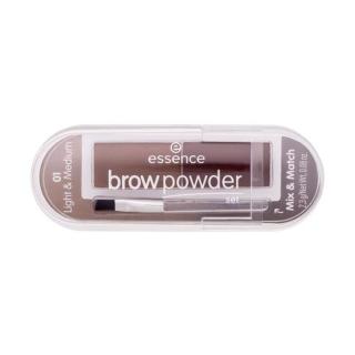 Essence Brow Powder Set 2,3 g pudr na obočí pro ženy 01 Light & Medium