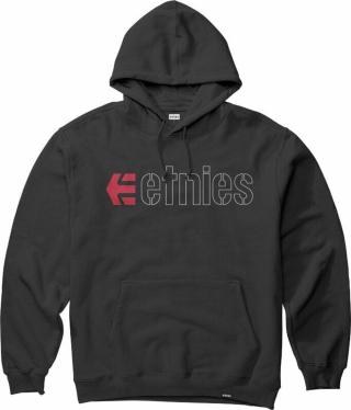 Etnies Ecorp Hoodie Black/Red/White S Outdoorová mikina