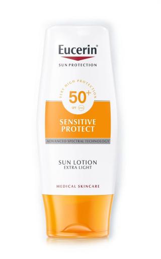 Eucerin SUN Extra lehké mléko na opalování SPF50+ 150 ml