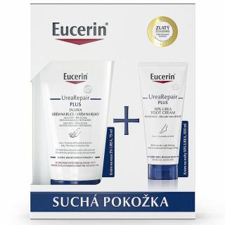 EUCERIN Urea RepairPlus Krém na ruce 75ml + krém na nohy 100ml Dárkové balení